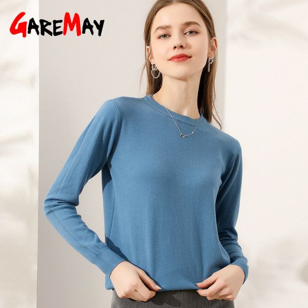 women sweater autumn winter clothes solid round neck jumper long-sleeved knitted pullovers shirt female 210428, White;black
women sweater autumn winter clothes solid round neck jumper long-sleeved knitted pullovers shirt female 210428, White;black