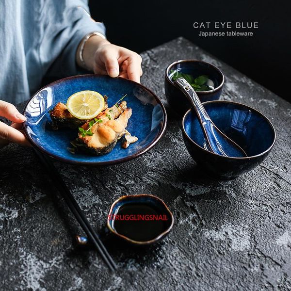 bowls japanese blue kiln glazed ceramic tableware set rice bowl plate spoon udon ramen soup noodle dish
bowls japanese blue kiln glazed ceramic tableware set rice bowl plate spoon udon ramen soup noodle dish