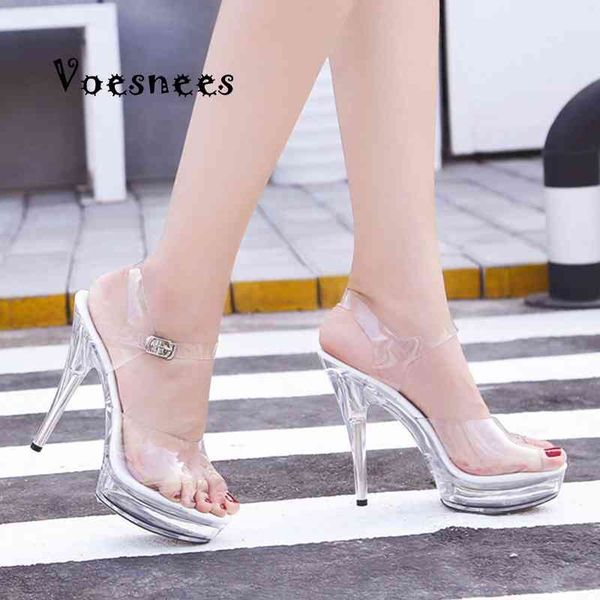crystal sandals fashion women's shoes 13cm thin heel transparent wild catwalk high heels model performance shoes niglub 210624, Black
crystal sandals fashion women's shoes 13cm thin heel transparent wild catwalk high heels model performance shoes niglub 210624, Black