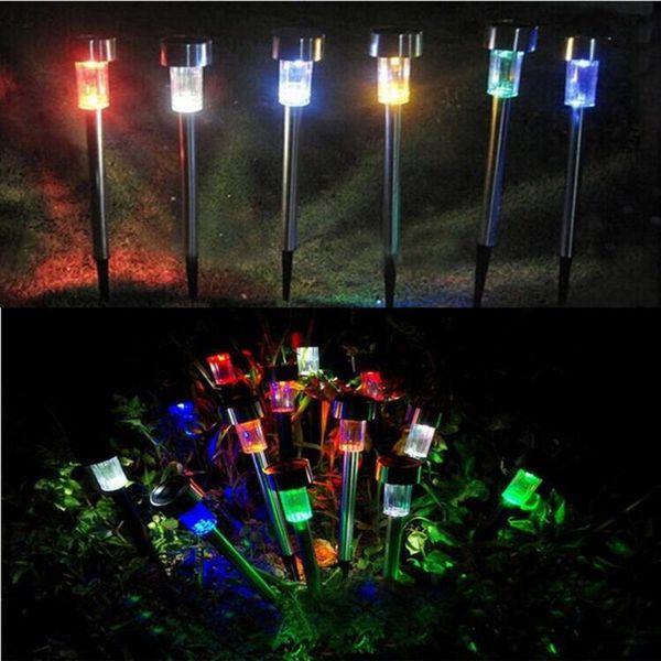 12pcs led solar light stainless steel waterproof outdoor garden lawn stakes lamps yard art for home courtyard decoration
12pcs led solar light stainless steel waterproof outdoor garden lawn stakes lamps yard art for home courtyard decoration