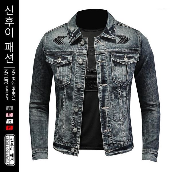 men's jackets spring autumn denim fashion slim fits motocycle jean jacket patchwork multi zipper mens clothing, Black;brown
men's jackets spring autumn denim fashion slim fits motocycle jean jacket patchwork multi zipper mens clothing, Black;brown