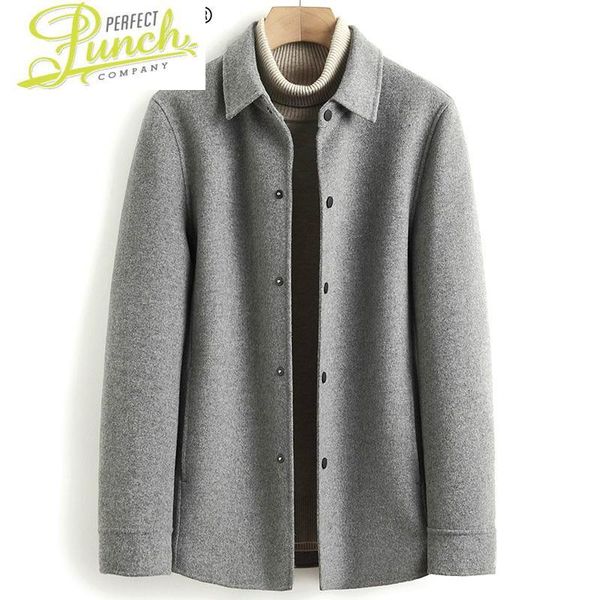 men's wool & blends coat men spring autumn casual double-sided jacket coats for overcoat erkek mont 4292 kj3720, Black
men's wool & blends coat men spring autumn casual double-sided jacket coats for overcoat erkek mont 4292 kj3720, Black