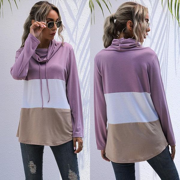 women's hoodies & sweatshirts women winter hoodie long sleeve slim thin patchwork purple contrast color leisure blouse street fashion, Black
women's hoodies & sweatshirts women winter hoodie long sleeve slim thin patchwork purple contrast color leisure blouse street fashion, Black