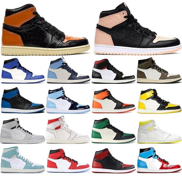 with socks 1s mens basketball shoes 1 shattered backboard mocha unc turbo green fearless outdoor sport sneakers size 36-47
with socks 1s mens basketball shoes 1 shattered backboard mocha unc turbo green fearless outdoor sport sneakers size 36-47