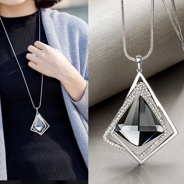 pendant necklaces fashion crystal pearl bowknot star choker collier long sweater chain for women femme statement necklaces&pendants accessor, Silver
pendant necklaces fashion crystal pearl bowknot star choker collier long sweater chain for women femme statement necklaces&pendants accessor, Silver