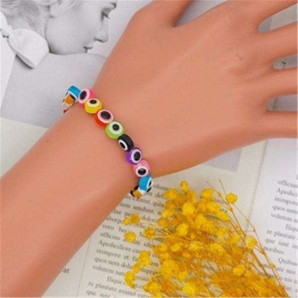 charm bracelets rainbow evil eye bracelet for girls christmas gift fashion jewelry resin beads beaded turkish bijoux femme pulseras, Golden;silver
charm bracelets rainbow evil eye bracelet for girls christmas gift fashion jewelry resin beads beaded turkish bijoux femme pulseras, Golden;silver