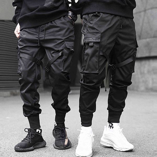 men's pants lacible hip hop cargo ribbons men black streetwear harajuku techwear tactical trousers harem joggers sweatpants punk f 
men's pants lacible hip hop cargo ribbons men black streetwear harajuku techwear tactical trousers harem joggers sweatpants punk f