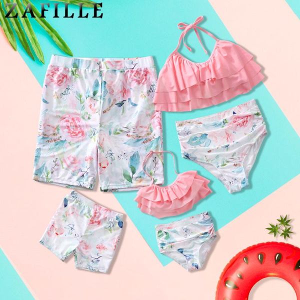 girls' swimsuit family swimwear pink floral bathing suits bikini women's child clothes beach boy bath one-piece
girls' swimsuit family swimwear pink floral bathing suits bikini women's child clothes beach boy bath one-piece