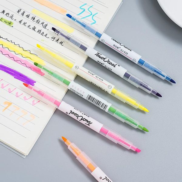highlighters candy color soft tip highlighter light kawaii marker pen diy po journal fluorescent student stationery, Black;red
highlighters candy color soft tip highlighter light kawaii marker pen diy po journal fluorescent student stationery, Black;red