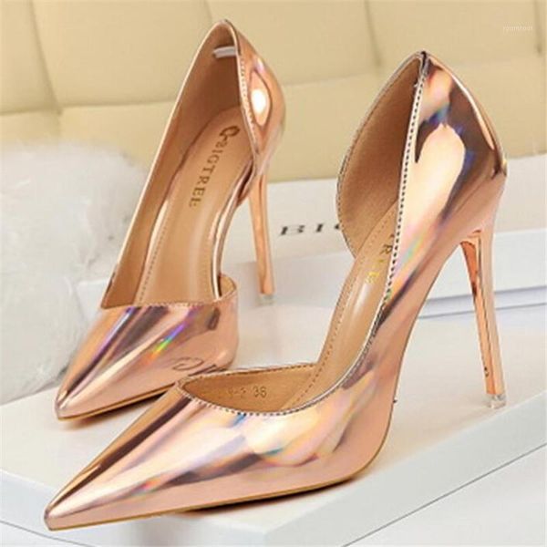 dress shoes 2021 women pointed toe pumps patent leather high heels boat wedding zapatos mujer stilettos1, Black
dress shoes 2021 women pointed toe pumps patent leather high heels boat wedding zapatos mujer stilettos1, Black