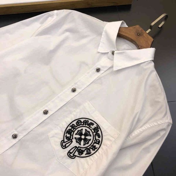 chrome/heartscrosin fashion brand new cross long sleeve shirt embroidery for men and women in early autumn 2020, White;black
chrome/heartscrosin fashion brand new cross long sleeve shirt embroidery for men and women in early autumn 2020, White;black