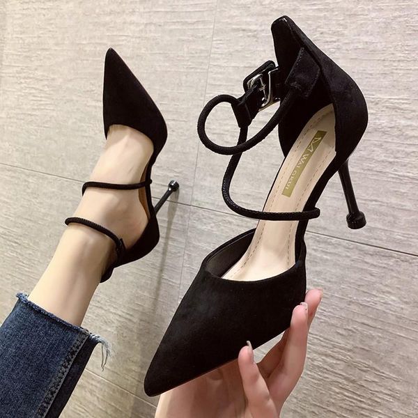 dress shoes black beige heels women pointed toe high heel sandals summer flock hollow pumps party 2021
dress shoes black beige heels women pointed toe high heel sandals summer flock hollow pumps party 2021