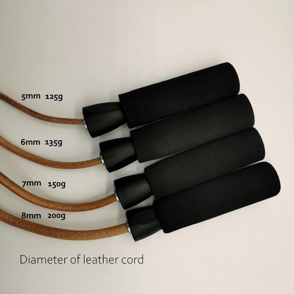 8-7-6-5mm diameter leather cord jump skip rope 2.8m ball bearing jr015 ropes
8-7-6-5mm diameter leather cord jump skip rope 2.8m ball bearing jr015 ropes