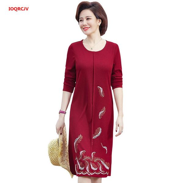 casual dresses spring and autumn long sleeve mother dress o-neck middle-age women midi female medium length vestidos plus size 5xl w1878, Black;gray
casual dresses spring and autumn long sleeve mother dress o-neck middle-age women midi female medium length vestidos plus size 5xl w1878, Black;gray