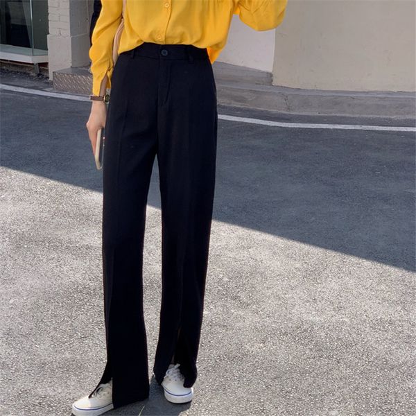 women's pants & capris hzirip thin streetwear chic straight line femme share casual, minimalist pants elegant office lady down all game, Black;white
women's pants & capris hzirip thin streetwear chic straight line femme share casual, minimalist pants elegant office lady down all game, Black;white