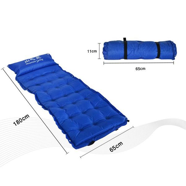 lazyol mountainspring single180cm x 65cm waterproof splicable automatic inflatable cushion sleeping mattress with pillow outdoor pads
lazyol mountainspring single180cm x 65cm waterproof splicable automatic inflatable cushion sleeping mattress with pillow outdoor pads