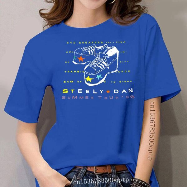 women's t-shirt vintage steely dan summer tour t shirt 1996 90 size reprint print tee women short sleeve clothing plus, White
women's t-shirt vintage steely dan summer tour t shirt 1996 90 size reprint print tee women short sleeve clothing plus, White