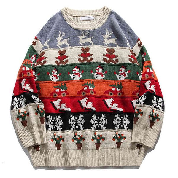 men's sweaters homens elementos de natal malha camisolas streetwear inverno hiphop casual vintage solto pullovers coloridos camisola m9, White;black
men's sweaters homens elementos de natal malha camisolas streetwear inverno hiphop casual vintage solto pullovers coloridos camisola m9, White;black