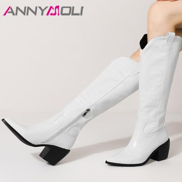 boots annymoli women western shoes platform thick high heel knee pionted toe zipper ladies autumn winter black 34-43
boots annymoli women western shoes platform thick high heel knee pionted toe zipper ladies autumn winter black 34-43