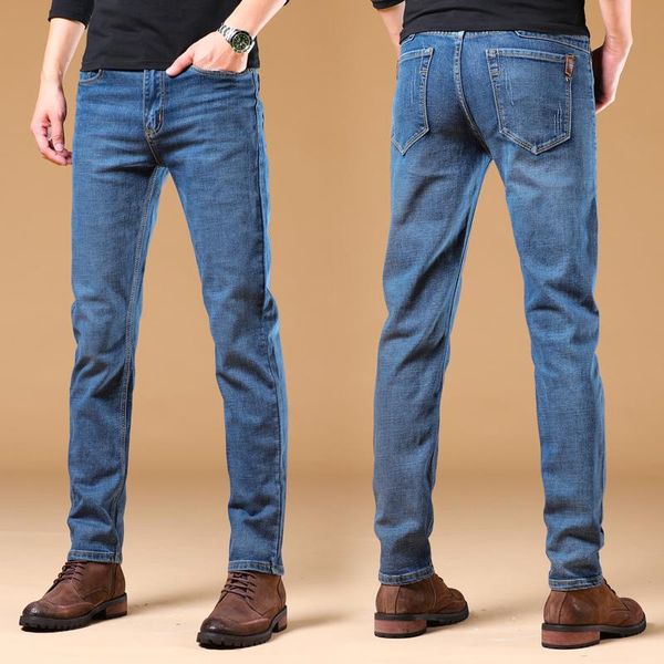men's jeans brand 2021 elastic waist tight street casual blue
men's jeans brand 2021 elastic waist tight street casual blue