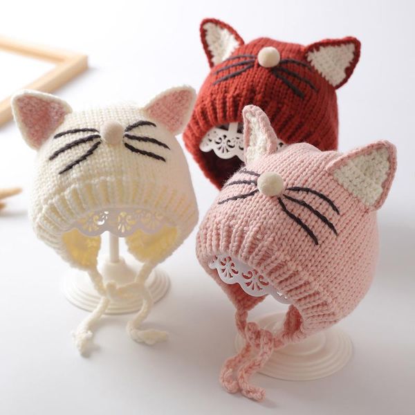 caps & hats cute cartoon cat baby hat with ears winter warm knitted boys girls cap beanies ear protection kids children bonnet, Yellow
caps & hats cute cartoon cat baby hat with ears winter warm knitted boys girls cap beanies ear protection kids children bonnet, Yellow