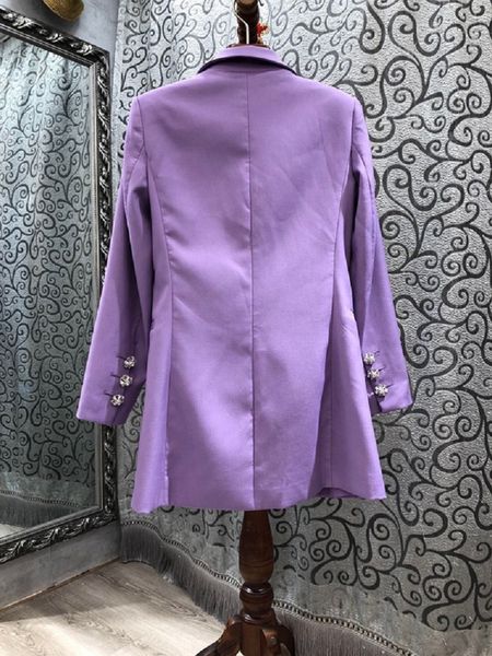 suits blazer jackets 2021 autumn winter business suit women notched collar beading buttons long sleeve purple coats, White;black
suits blazer jackets 2021 autumn winter business suit women notched collar beading buttons long sleeve purple coats, White;black