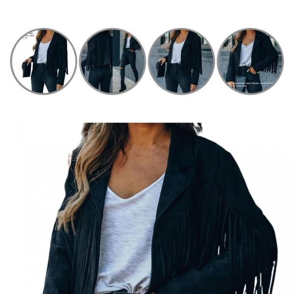 women's jackets eye-catching fabulous tassel lady autumn coat streetwear spring jacket short for parties, Black;brown
women's jackets eye-catching fabulous tassel lady autumn coat streetwear spring jacket short for parties, Black;brown