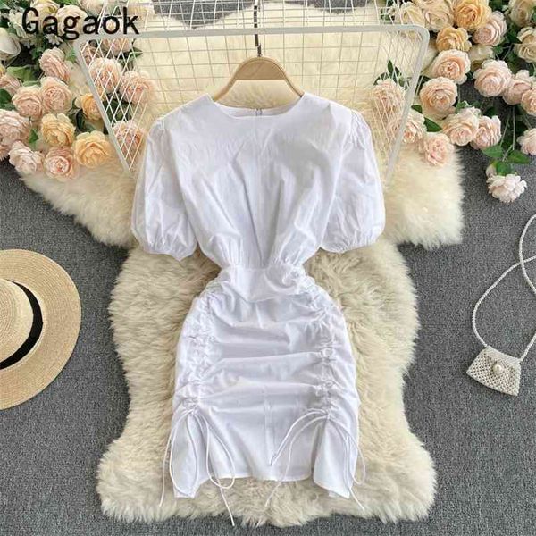dresses women summer o-neck puff sleeve bandage streetwear mini bodycon dress slim harajuku wild solid vestidos 210531, Black;gray
dresses women summer o-neck puff sleeve bandage streetwear mini bodycon dress slim harajuku wild solid vestidos 210531, Black;gray