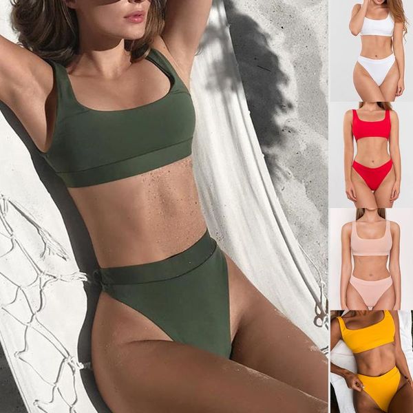 women's swimwear solid bandage beach bikinis set women push up swimsuit female bathing suits bikini girls pool swimming suit 2021, White;black
women's swimwear solid bandage beach bikinis set women push up swimsuit female bathing suits bikini girls pool swimming suit 2021, White;black