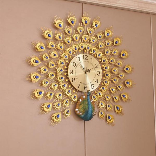 wall clocks luxury large clock modern design mechanism peacock digital silent living room reloj de pared home decor
wall clocks luxury large clock modern design mechanism peacock digital silent living room reloj de pared home decor