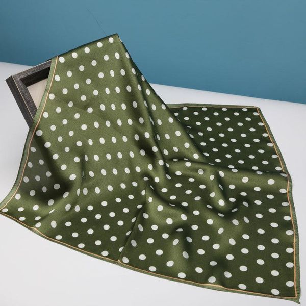 scarves polka dot silk scarf decoration printing ladies square 53*53, Blue;gray
scarves polka dot silk scarf decoration printing ladies square 53*53, Blue;gray