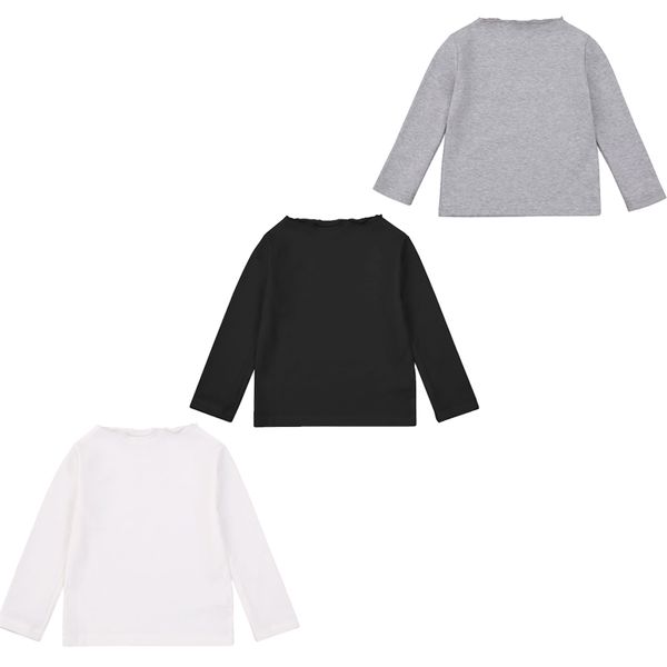1-6y kids baby girl long sleeve solid color pullover cotton t-shirt outfits autumn winter, White
1-6y kids baby girl long sleeve solid color pullover cotton t-shirt outfits autumn winter, White