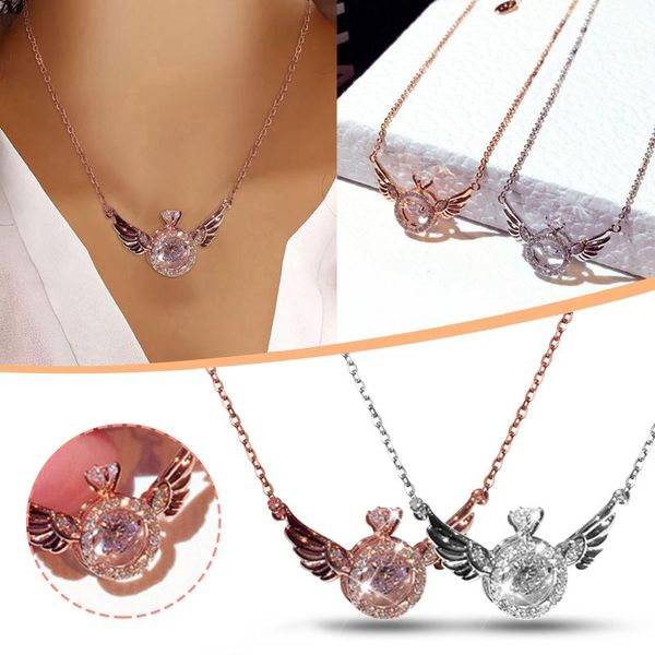 pendant necklaces fashion angel necklace trendy clavicle chain temperament hanging neck jewelry classic creative decorative artwork, Silver
pendant necklaces fashion angel necklace trendy clavicle chain temperament hanging neck jewelry classic creative decorative artwork, Silver
