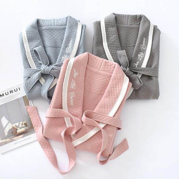 women's sleepwear autumn winter couple robe cotton kimono gown long sleeve bathrobe women&men nightgown casual home dressing, Black;red
women's sleepwear autumn winter couple robe cotton kimono gown long sleeve bathrobe women&men nightgown casual home dressing, Black;red