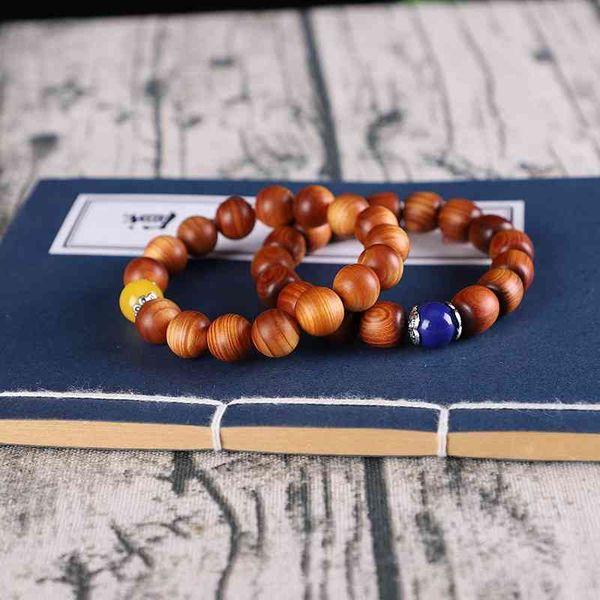 taihang high oil aged material yabai piece beads wooden bracelet girls fashion trend imitation honey wax agate accessories, Black
taihang high oil aged material yabai piece beads wooden bracelet girls fashion trend imitation honey wax agate accessories, Black
