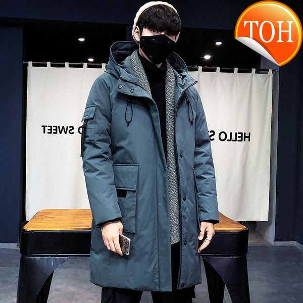 -30 degree winter parkas jacket men 90% white duck down fashion long parka keep warm hooded puffer windbreaker, Black
-30 degree winter parkas jacket men 90% white duck down fashion long parka keep warm hooded puffer windbreaker, Black