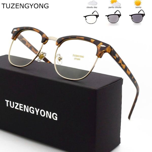 sunglasses tuzengyong pochromic men women brand designer anti-blue light glasses uv400 lens suitable for indoor and outdoor, White;black
sunglasses tuzengyong pochromic men women brand designer anti-blue light glasses uv400 lens suitable for indoor and outdoor, White;black