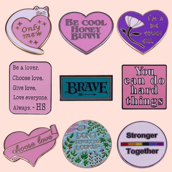 pins, brooches zf2470 pink heart choose love inspirational quotes clothing accessories enamel pin brooch creative lapel badge jewelry gifts, Gray
pins, brooches zf2470 pink heart choose love inspirational quotes clothing accessories enamel pin brooch creative lapel badge jewelry gifts, Gray
