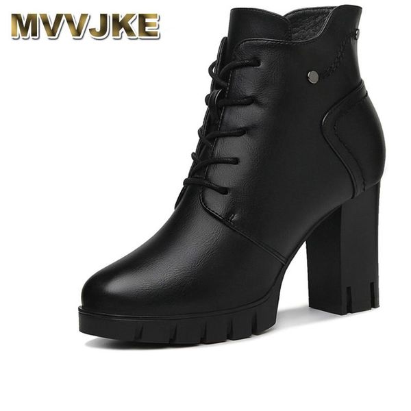 boots mvvjke brand designers 2021 spring autumn leather women shoes black high heels lacing platform ankle
boots mvvjke brand designers 2021 spring autumn leather women shoes black high heels lacing platform ankle