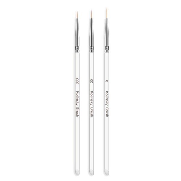nail brushes 3pcs art manicure tools set acrylic french stripe liner brush painting, Yellow
nail brushes 3pcs art manicure tools set acrylic french stripe liner brush painting, Yellow