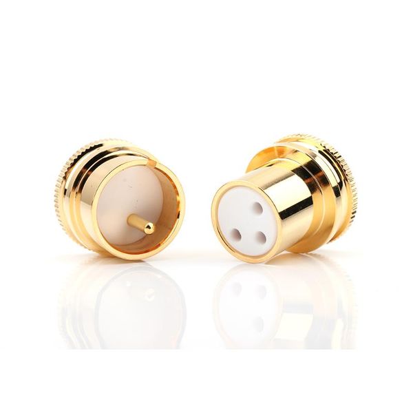 smart power plugs noise ser gold plated copper xlr plug caps 1 pair male+female hifi audio protective
smart power plugs noise ser gold plated copper xlr plug caps 1 pair male+female hifi audio protective