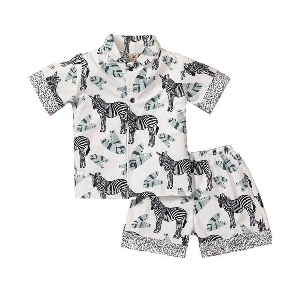 clothing sets summer toddler baby boys girls short sleeve cartoon printed +shorts pajamas outfits boy clothes pijama algodon#30, White
clothing sets summer toddler baby boys girls short sleeve cartoon printed +shorts pajamas outfits boy clothes pijama algodon#30, White