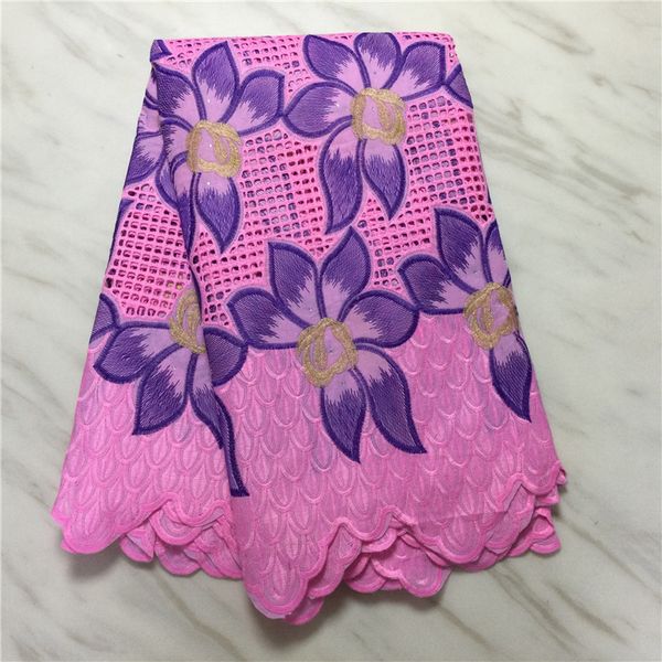 5yards/lot beautiful pink african cotton fabric and flower embroidery swiss voile lace for party pl12287, Black;white
5yards/lot beautiful pink african cotton fabric and flower embroidery swiss voile lace for party pl12287, Black;white