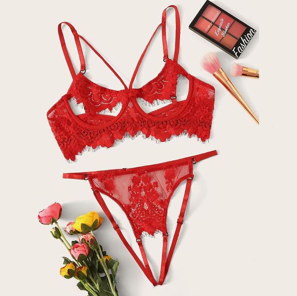 bras sets women lingerie corset lace underwire racy muslin sleepwear underwear +briefs lenceria intimo donna porno, Red;black
bras sets women lingerie corset lace underwire racy muslin sleepwear underwear +briefs lenceria intimo donna porno, Red;black