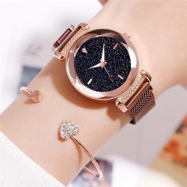wristwatches luxury womens quartz starry sky watches ladies clock watch delicate mesh belt magnetic buckle female lady sport wristwatch a4, Slivery;brown
wristwatches luxury womens quartz starry sky watches ladies clock watch delicate mesh belt magnetic buckle female lady sport wristwatch a4, Slivery;brown