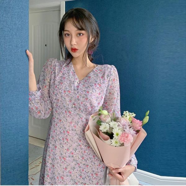 casual dresses women summer purple mini chiffon flower dress vintage long sleeve v neck short sundress with waistbelt, Black;gray
casual dresses women summer purple mini chiffon flower dress vintage long sleeve v neck short sundress with waistbelt, Black;gray
