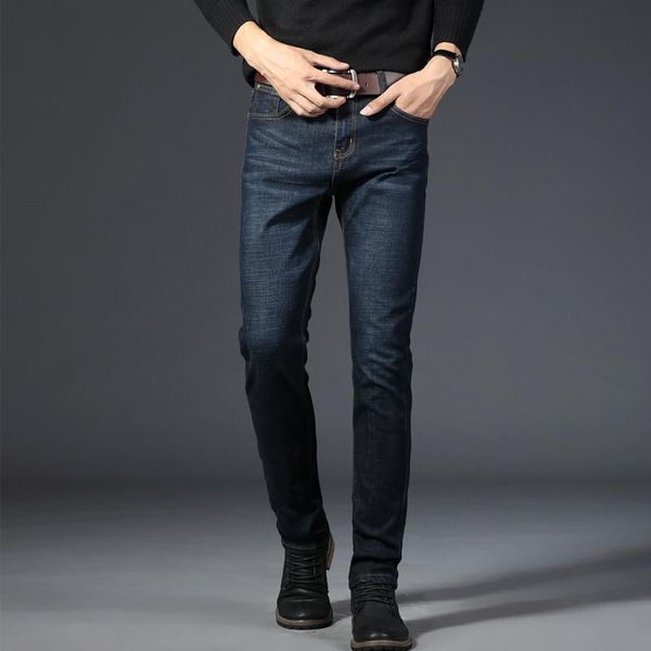 men's jeans brand clothing fashion slim spring and autumn business casual jeans/2021 man oversized denim trousers loose stretch, Blue
men's jeans brand clothing fashion slim spring and autumn business casual jeans/2021 man oversized denim trousers loose stretch, Blue
