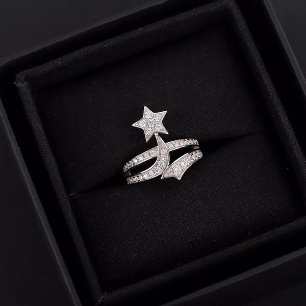 brand pure 925 sterling silver jewelry for women star rings cz diamond wedding engagement branch ring luxury cluster, Golden;silver
brand pure 925 sterling silver jewelry for women star rings cz diamond wedding engagement branch ring luxury cluster, Golden;silver
