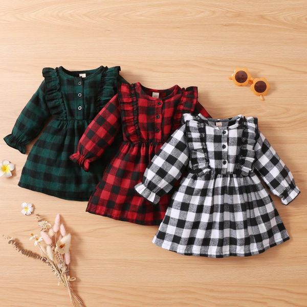 girl's dresses 1-4yrs children girls plaid dress long sleeve kids clothing for spring autumn, Red;yellow
girl's dresses 1-4yrs children girls plaid dress long sleeve kids clothing for spring autumn, Red;yellow