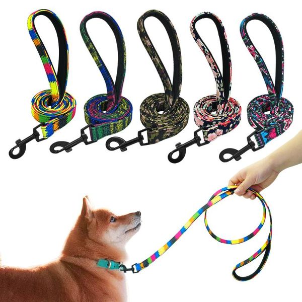 dog collars & leashes 5 colors pet leash lead puppy walking running training rope rainbow leads for small medium large dogs strap belt
dog collars & leashes 5 colors pet leash lead puppy walking running training rope rainbow leads for small medium large dogs strap belt
